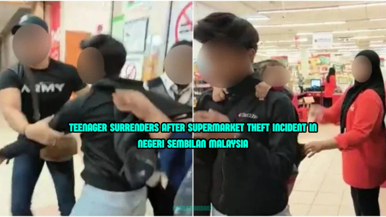 15yo Boy Surrenders to Police After Alleged RM40 Supermarket Theft