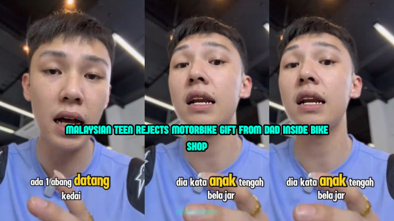 Malaysian Teen Slams Dad for Buying “Uncool” Motorbike, Shop Owner Steps In