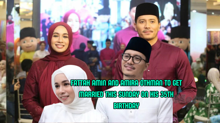 Fattah Amin surprises fans by announcing his upcoming wedding with Amira Othman on his 35th birthday.