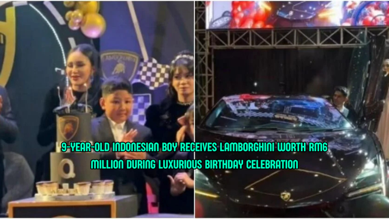 9-Year-Old Indonesian Boy Gifted RM6 Million Lamborghini