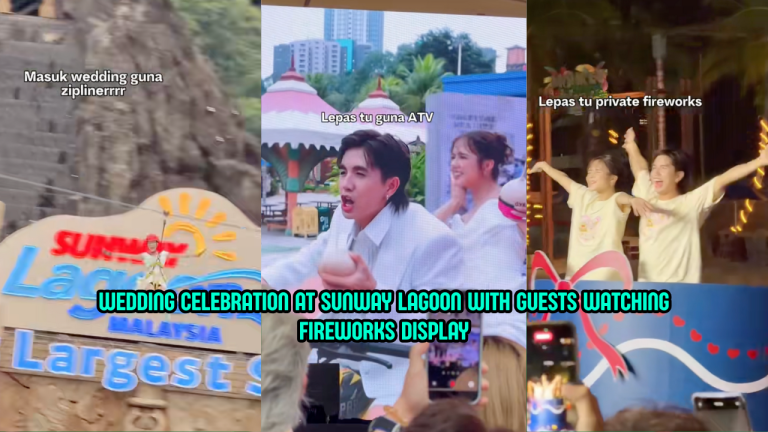 A Wedding at Sunway Lagoon Goes Viral
