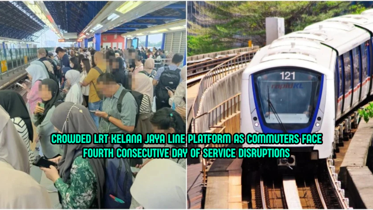 “One Of Ramadan’s Tests” – Commuters Furious As Rapid KL LRT Kelana Jaya Line Breaks Down For 4th Straight Day