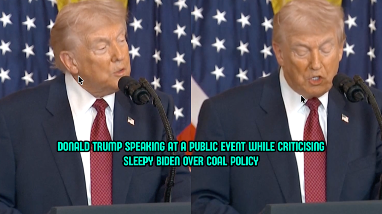 Trump Says “Sleepy Biden” Crushed Coal, Claims He Ended the War