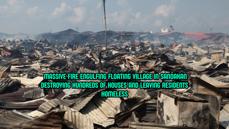 Massive Fire Destroys 1,000 Homes in Sandakan