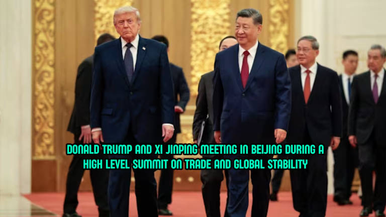 Donald Trump invited Xi Jinping to the White House during a major summit in Beijing focused on trade and global stability.