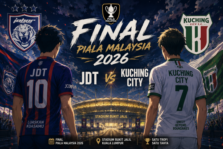 JDT To Face Kuching City In Malaysia Cup Final