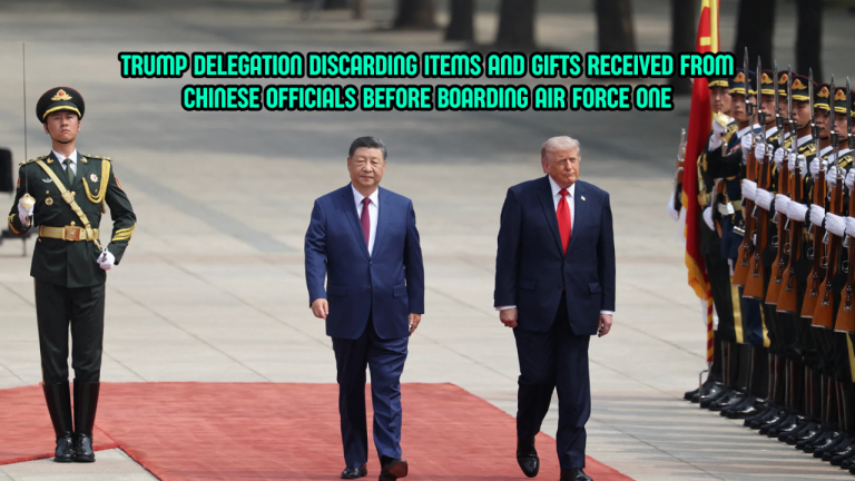 Trump Delegation Reportedly Threw Away Gifts From China Before Leaving
