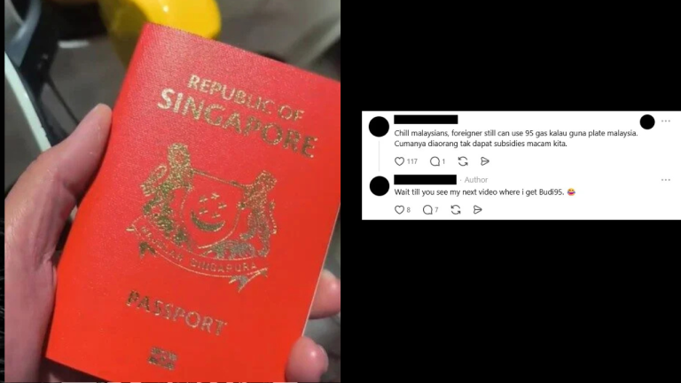 Singaporean Sparks Backlash After Allegedly Refuelling RON95 And Flaunting Passport