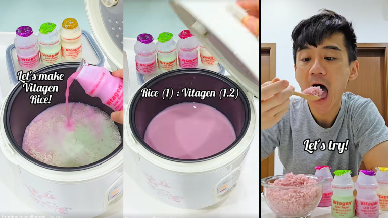 Singapore TikToker Goes Viral After Cooking Rice With Vitagen
