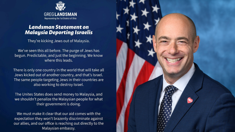 “Don’t Discriminate Against US Allies” US Congressman Criticises Malaysia Over Israel Decision