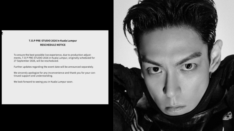 T.O.P’s KL Fan Meeting Postponed, Malaysian Fans Will Have To Wait A Little Longer