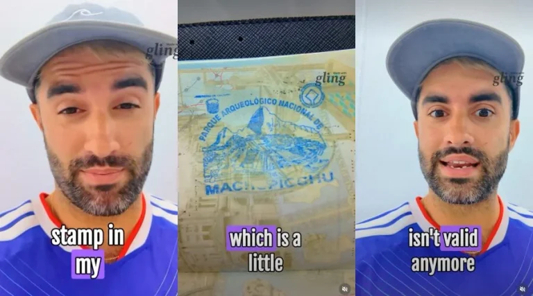 Tourist Furious After Machu Picchu Passport Stamp Stops Him From Flying To Malaysia