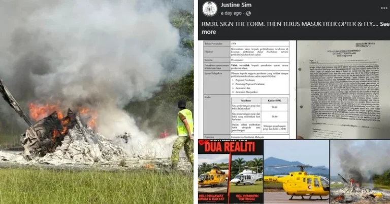 RM30 Since 1978? Doctor Questions Flying Medical Staff Allowance After Sarawak Helicopter Tragedy