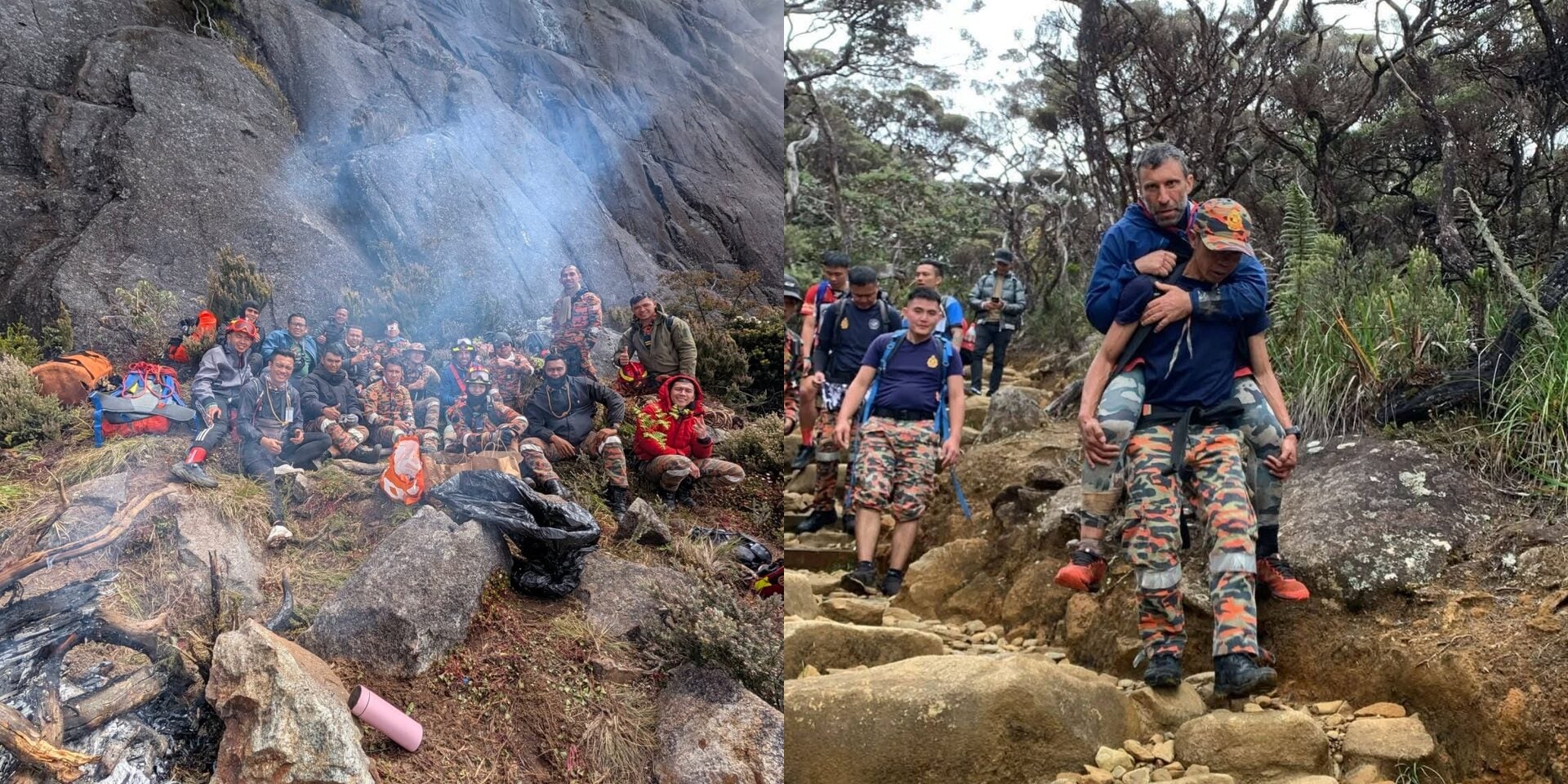 Croatian Hiker Survives 8 Days On Mount Kinabalu, Says 15-Year-Old Porter Carrying Him Down Left Him Humbled